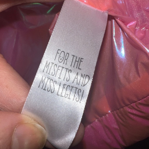 ⭐️ NWT! Current Mood Pink Stars Crop Puffy Jacket - Picture 11 of 13